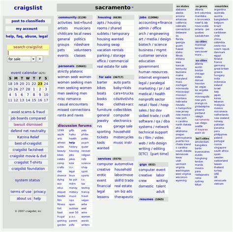 Craigslist en sacramento - craigslist provides local classifieds and forums for jobs, housing, for sale, services, local community, and events